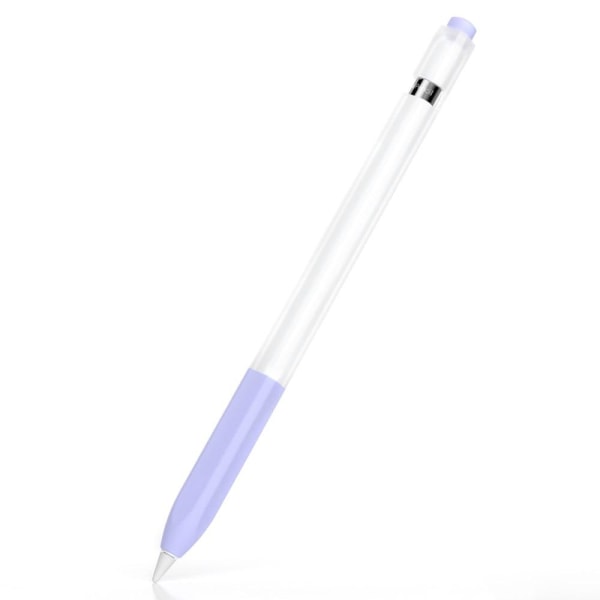 Silicone stylus pen cover for Apple Pencil - Purple Lila