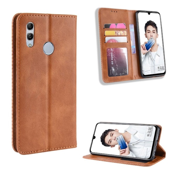 Bofink Vintage läder Huawei P Smart 2019 fodral - Brun Brun