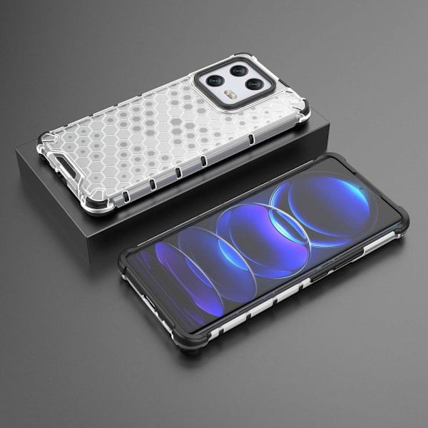 Bofink Honeycomb Xiaomi 13 Pro Etui - Grå Silver grey