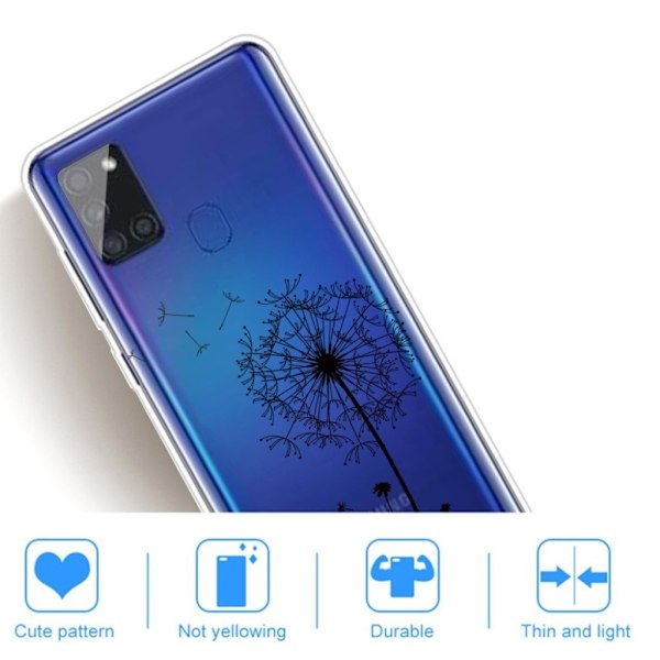 Deco Samsung Galaxy A21s kotelot - Poika Ja Tyttö Black