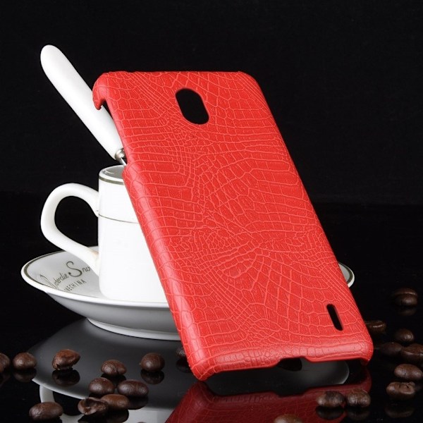 Croco Nokia 1 Plus cover - Rød Red
