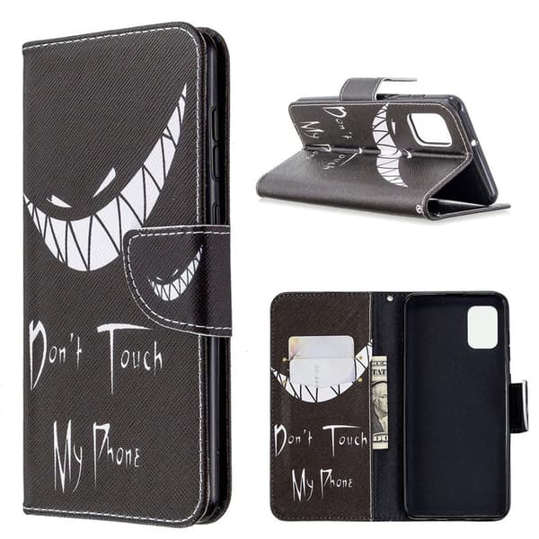 Wonderland Samsung Galaxy A31 flip-etui - Ikke Rør Telefonen Min Black