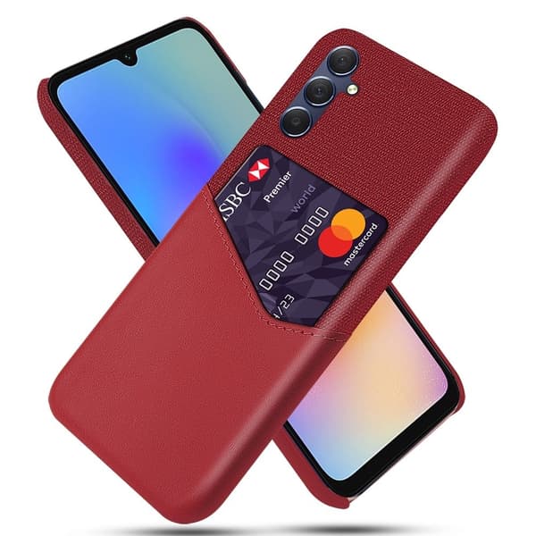 Bofink Samsung Galaxy A05s korttikotelo - Punainen Red
