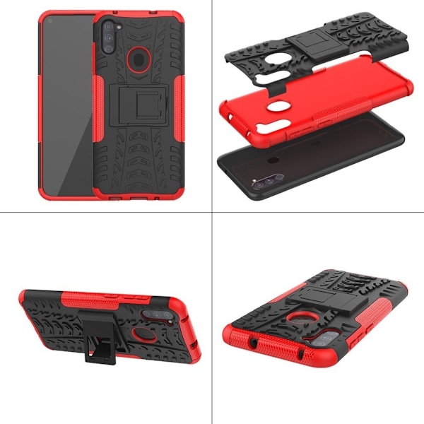 Offroad kuoret - Samsung Galaxy A11 - Punainen Red