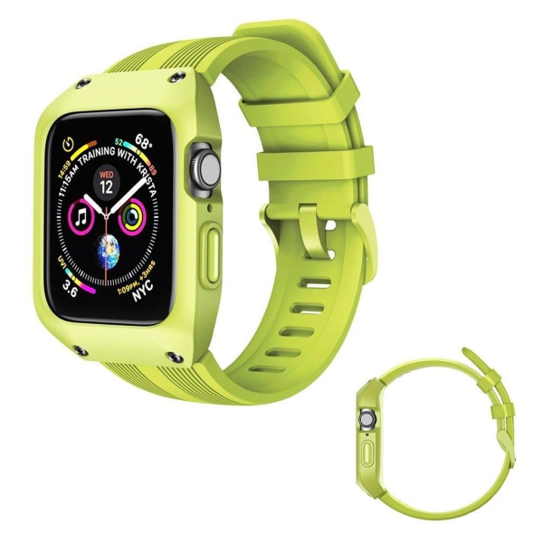 Apple Watch Series 3/2/1 38mm silicone watch band - Green Grön