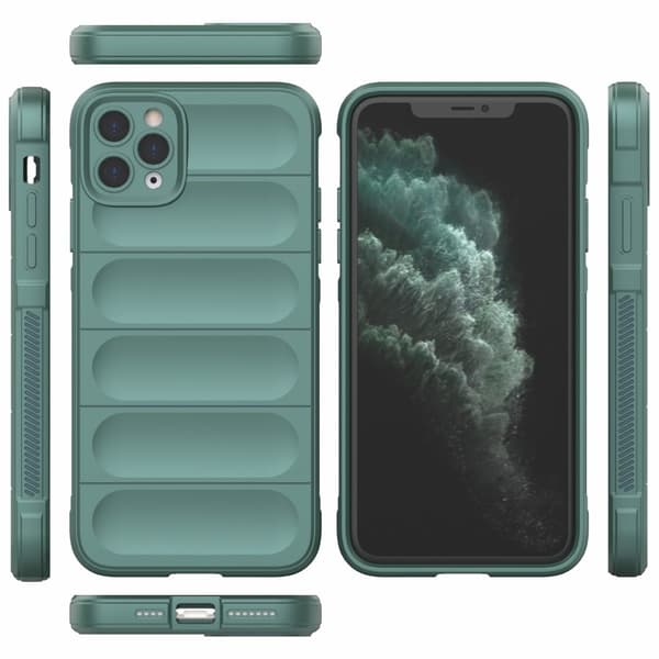 Deksel med mykt grep for iPhone 11 Pro - Grønn Green