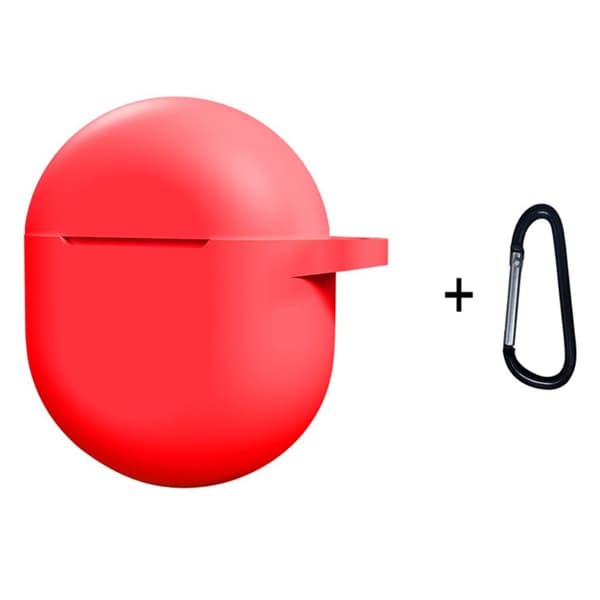 OnePlus Buds kestävä silikonikotelo - Punainen Red