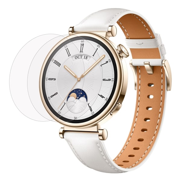 2Pcs Huawei Watch GT 4 41mm arc edge screen protector Transparent