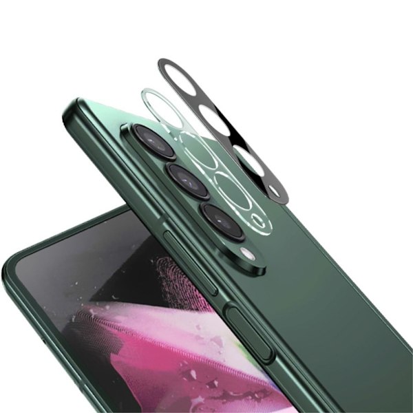 IMAK Samsung Galaxy Z Fold3 5G HD kameralinsskydd i härdat glas + linsskydd i akryl Transparent
