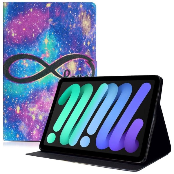 iPad 10.9 (2022) Pattern Printing Vegansk Læder stødsikkert Cover Foldable Stand Tablet Drop Resistant Case with Card Slots - Kærlighed Multicolor