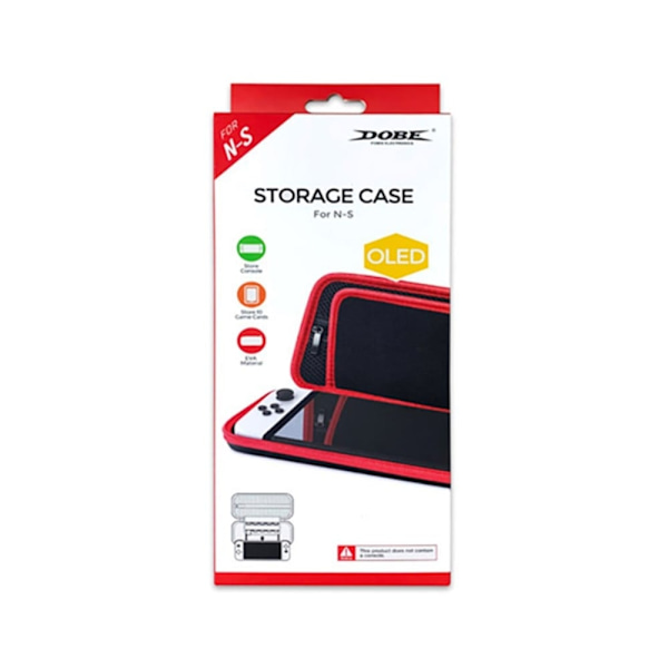 DOBE Ninstendo Switch OLED TNS-1130 EVA väska Röd