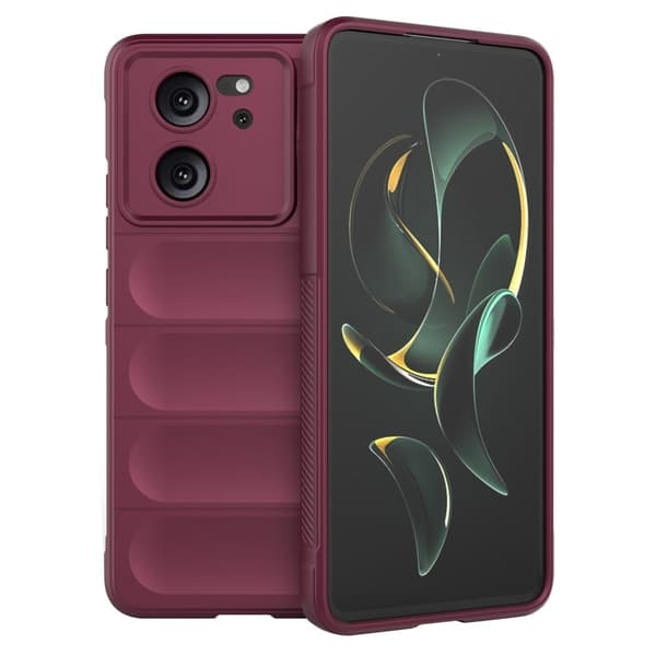Deksel med mykt grep for Xiaomi Redmi K60 Ultra - Rød Red