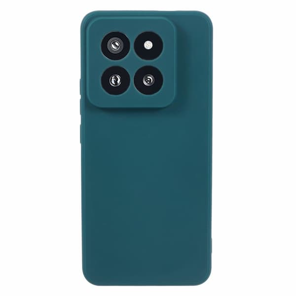 Mikrofiberforet blødt gummi Xiaomi 14 Pro cover - Grøn Green