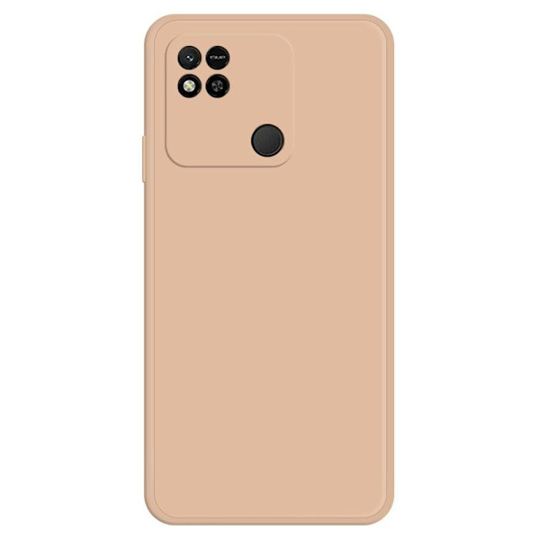 Avfasat gummerat anti-droppskydd för Xiaomi Redmi 10A - Orange Orange
