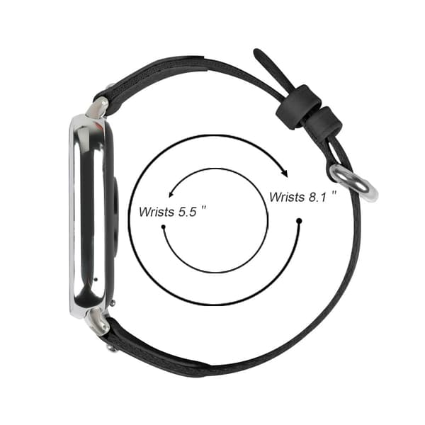 Xiaomi Redmi Watch 4 Nylon Canvas Watchstrap Multiple Holes Design Watchband - Sort Black