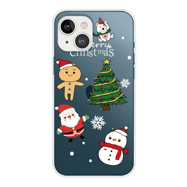 Joulun iPhone 14 Plus kotelo - Joulu Sarjakuva Multicolor