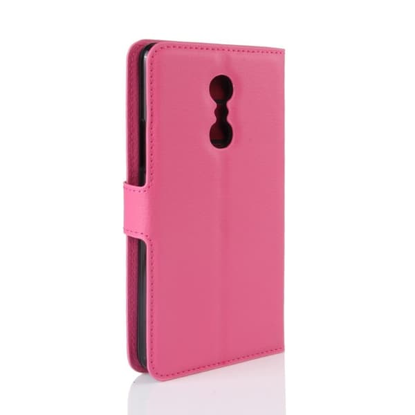 Lenovo K6 Note Etui laget av kunstlær og silikon - Rosa Pink