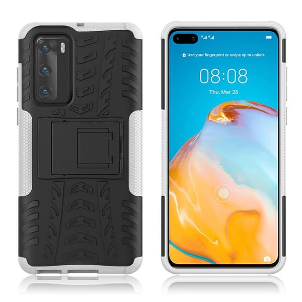 Offroad-sak - Huawei P40 - Svart / hvit Black