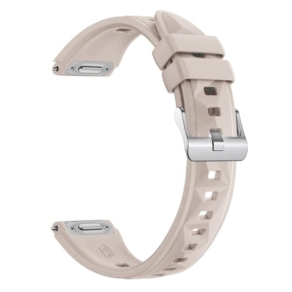 Urrem Huawei Watch GT 5 Pro 42mm / GT 5 41mm / GT 4 41mm Silicone Adjustable Strap - Stjernelys White