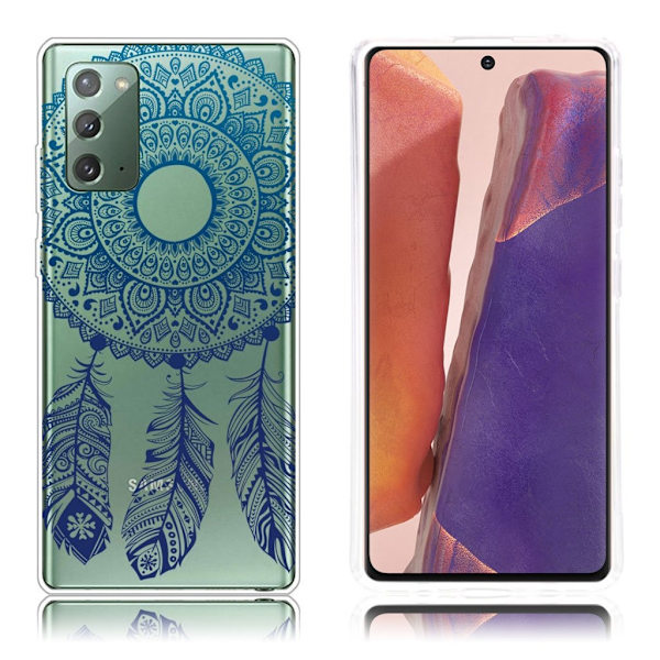 Deco Samsung Galaxy Note 20 cover - Blå Blue