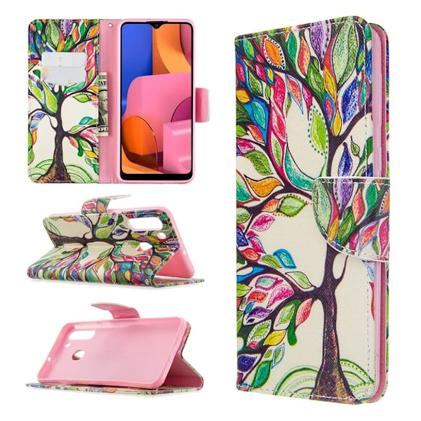 Wonderland Samsung Galaxy A21 flip etui - Livstræ Multicolor