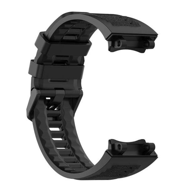 Amazfit T-Rex 2 silikonikellon hihna - Musta Black