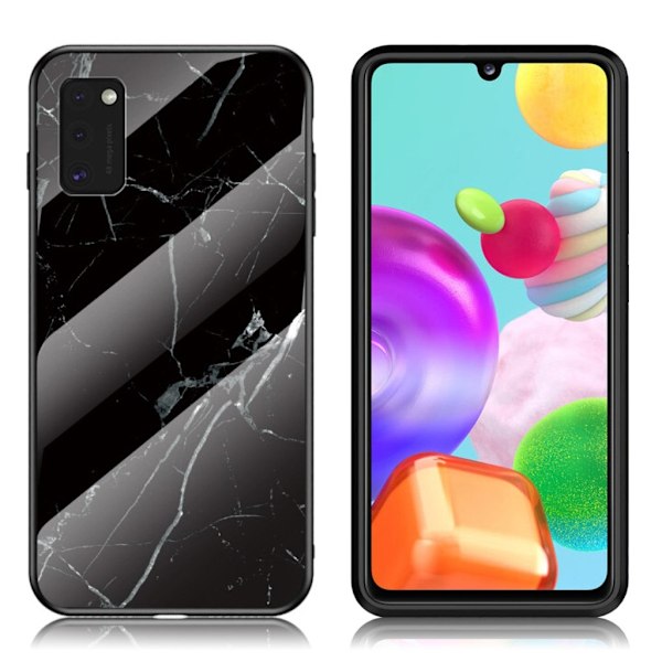 Fantasy Marble Samsung Galaxy A41 kuoret - Musta Black