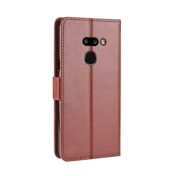 Crazy Horse LG G8 ThinQ læder etui - Brun Brown