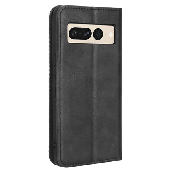 Bofink Vintage Google Pixel 7 Pro Læretui - Svart Black
