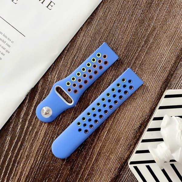Samsung Galaxy Watch Active / Watch (42 mm) silikonarmbånd - Mørkeblå Blue