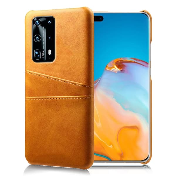 Dual Card etui - Huawei P40 Pro - Brun Brown