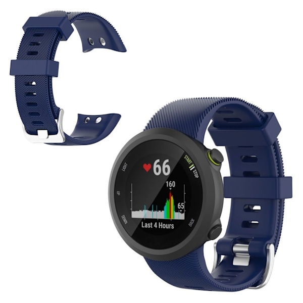 Garmin Forerunner 45 / 45S silikone Urrem - Blå Blue