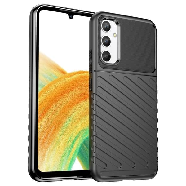 Thunder Samsung Galaxy A34 5G Suojakotelo - Musta Black