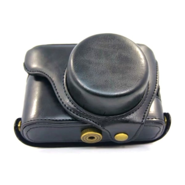 Fuji X100 / X100F / X100S PU læder beskyttende etui - Sort Black