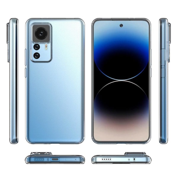 Erittäin ohut läpinäkyvä kotelo Xiaomi 12T / Redmi K50 Ultra varten Transparent