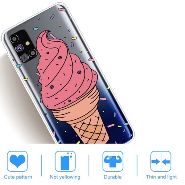 Deco Samsung Galaxy M31s cover - Pink Pink