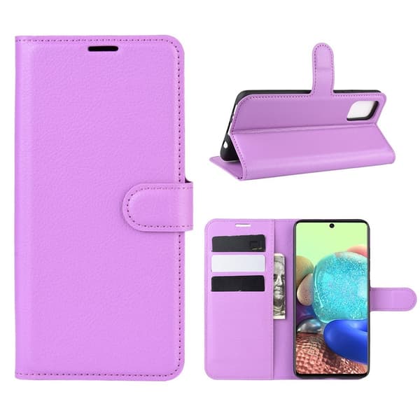 Classic Samsung Galaxy A71 5G Etui - Lilla Purple