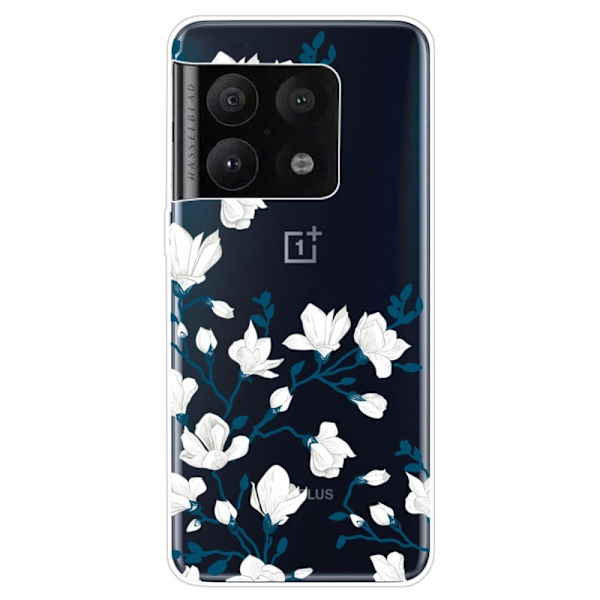 Deco OnePlus 10 Pro Etui - Magnolia Blomster White