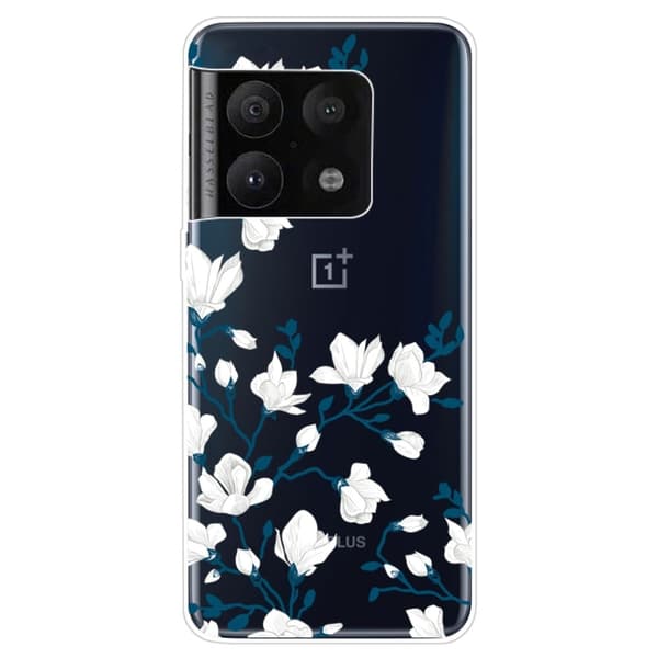 Deco OnePlus 10 Pro skal - Magnoliablommor Vit