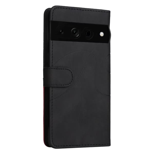 Teksturoitu nahkakotelo hihnalla Google Pixel 7 Pro - Musta Black
