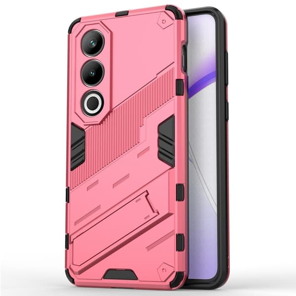 Støtsikkert hybriddeksel med et moderne preg for OnePlus Ace 3V - Rose Pink