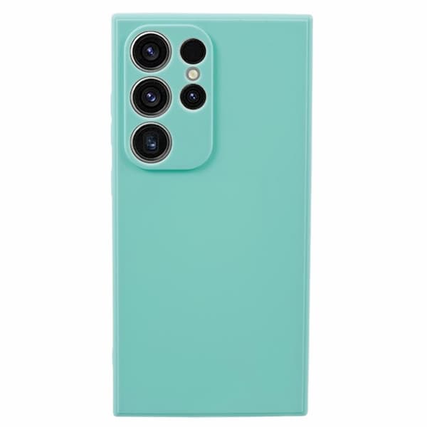 Mikrofiberforet blødt gummi Samsung Galaxy S24 Ultra cover - Blå Blue