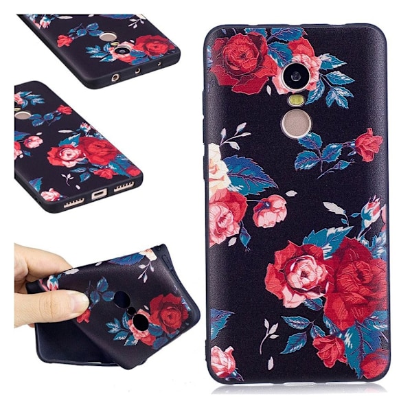 Xiaomi Redmi Note 4 design suojakuori - Ruusut Multicolor