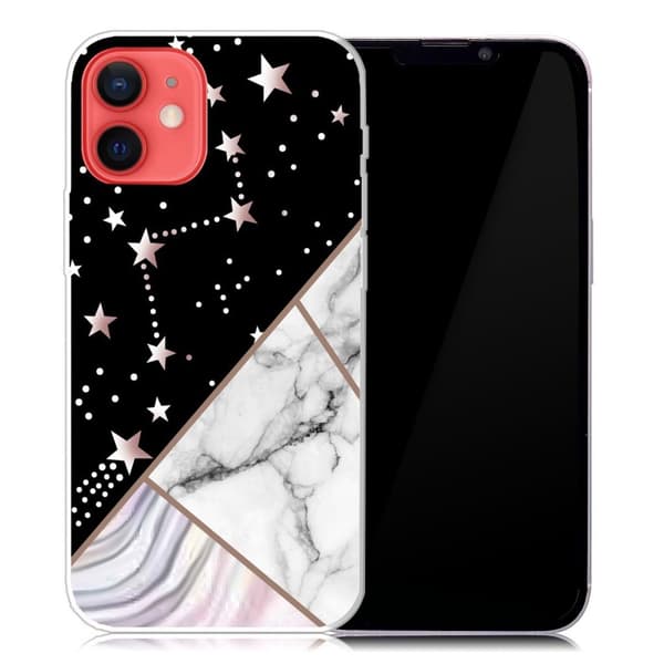 Marble iPhone 13 Suojakotelo - Constellation Marble Tile Multicolor