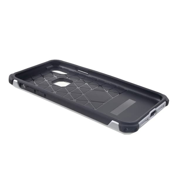 iPhone Xr beskyttelses deksel av plast og TPU - Sølv Silver grey