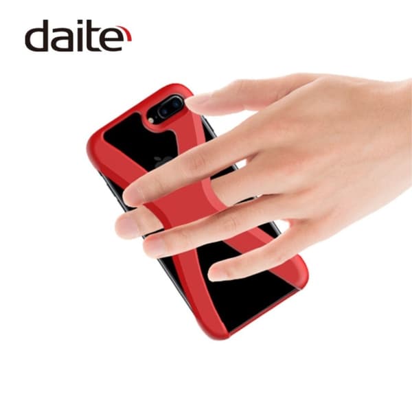 DAITE iPhone 7 Plus og 8 Plus Deksel laget av silikon - Rød Red