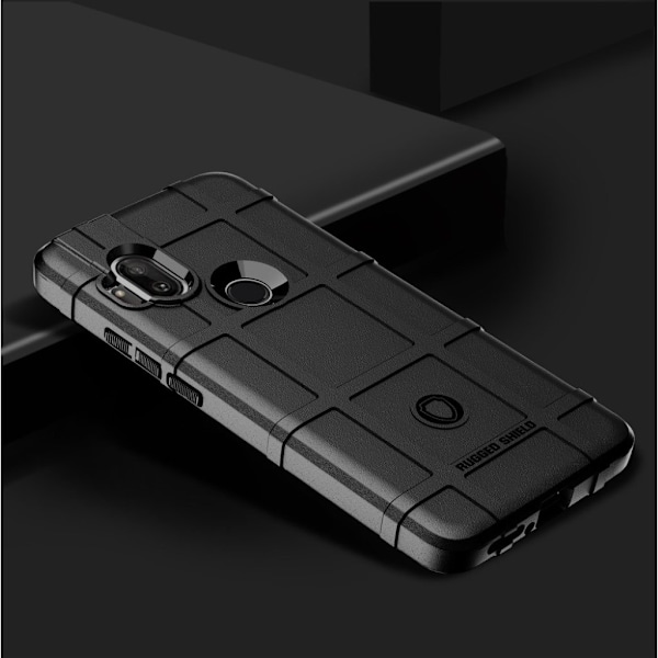 Rugged Shield cover - Motorola One Hyper - Sort Black