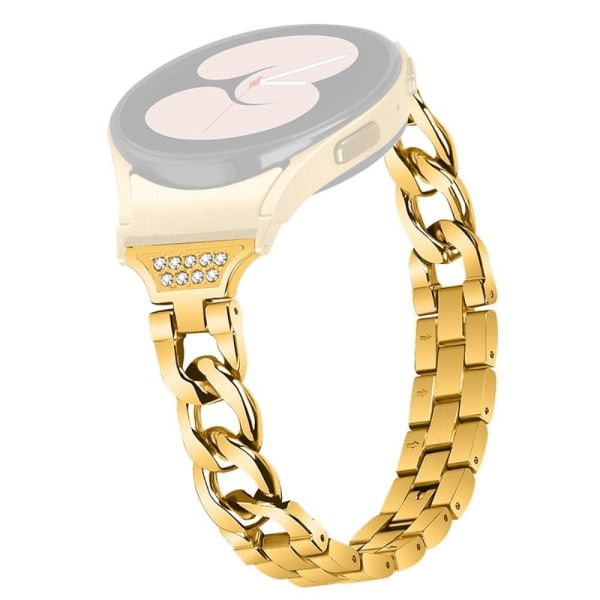 Rhinestone décor watch strap for Samsung Galaxy Watch 5 / 5 Pro Guld