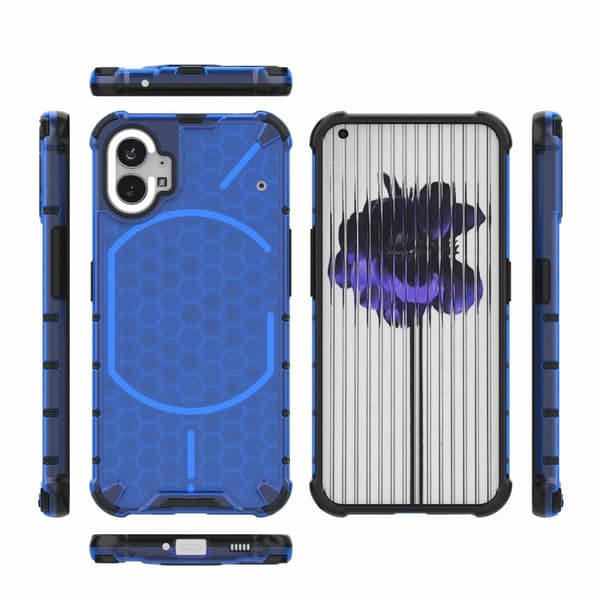 Bofink Honeycomb Nothing Phone (1) Etui - Blå Blue