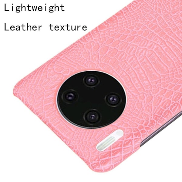 Croco Huawei Mate 30 cover - Lyserød Pink